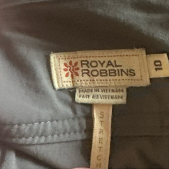Royal Robbins Gray Stretch Adventure Skort Size 10 - Picture 7 of 8